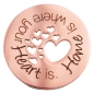 Preview: Coin Scheibe "Home is where your Heart is" in rosé
