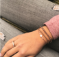 Preview: Kugelarmband  Edelstahl Rosé