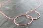 Preview: Kette mit zwei Ringen Rosé
