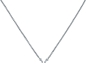 Preview: Glamour - Zopfkette 50cm Edelstahl
