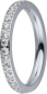 Preview: Steckring innen 2mm Zirkonia Stahl