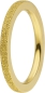 Preview: Steckring innen 2mm gold Stahl diamantiert