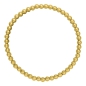 Preview: Kugelarmband  Edelstahl Gelbgold