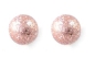 Preview: Ohrstecker Kugel diamantiert rosé