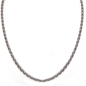 Preview: Kette Twist Edelstahl 80cm