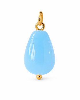 Preview: Tropfen-Anhänger – farbenfroher Charm für deine Kette Gold