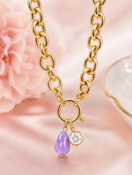 Tropfen-Anhänger – farbenfroher Charm für deine Kette