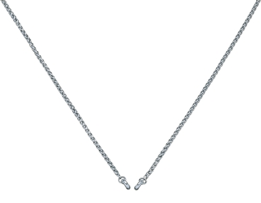 Glamour - Zopfkette 50cm Edelstahl