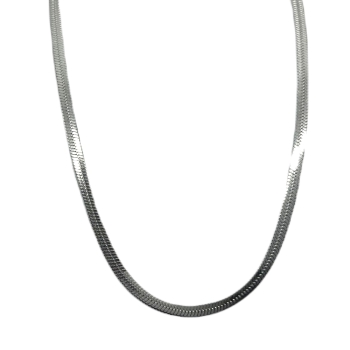 Schlangenkette flach Edelstahl 50cm