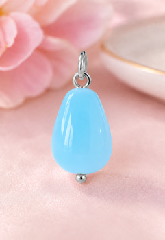 Tropfen-Anhänger – farbenfroher Charm für deine Kette