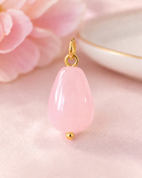 Tropfen-Anhänger – farbenfroher Charm für deine Kette Gold