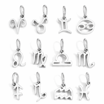 Sternzeichen Anhänger Edelstahl