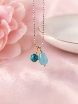 Tropfen-Anhänger – farbenfroher Charm für deine Kette