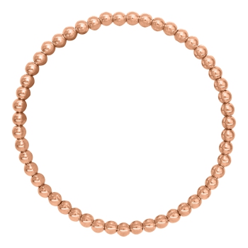 Kugelarmband  Edelstahl Rosé