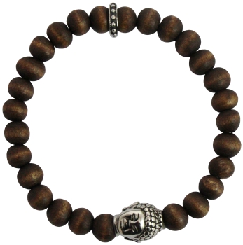 Armband Holz Buddha Herren