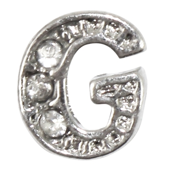 Charm Buchstabe "G" mit Zirkonia