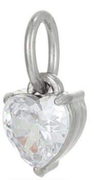 Anhänger Herz Edelstahl