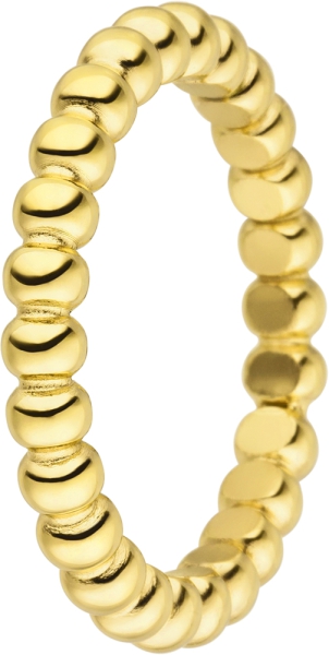 Steckring innen 3mm Kugel gold