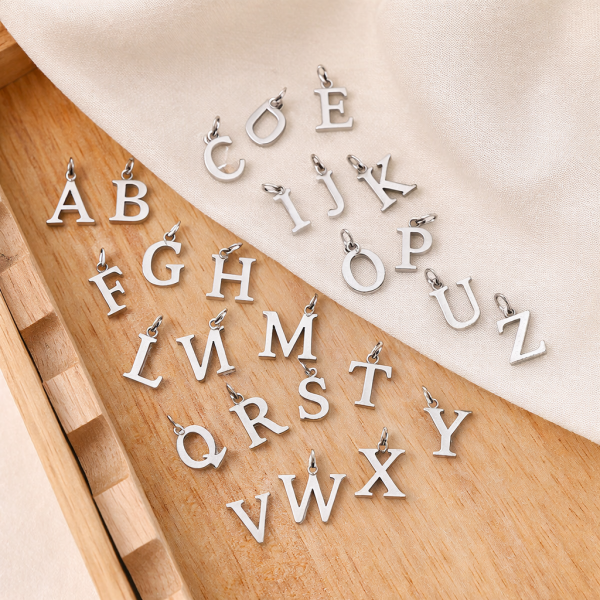 Buchstaben Edelstahl klein