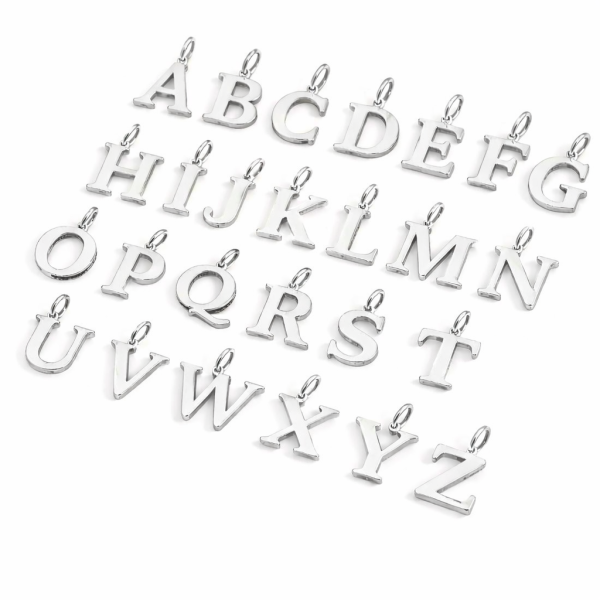 Buchstaben Edelstahl klein