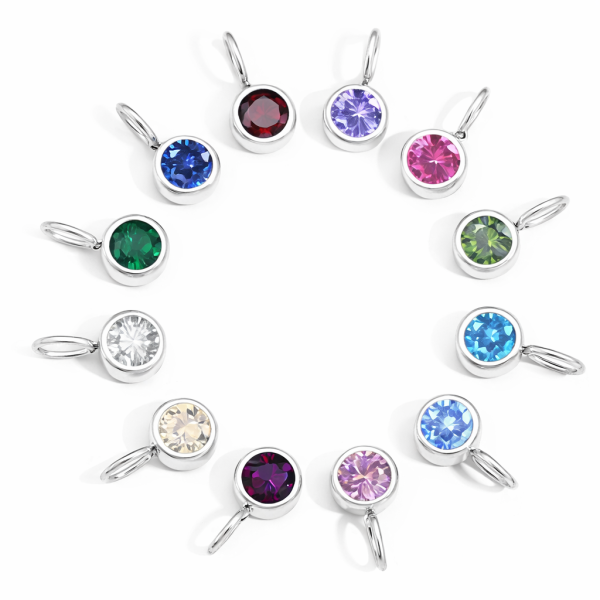 Anhänger Geburtsstein Edelstahl