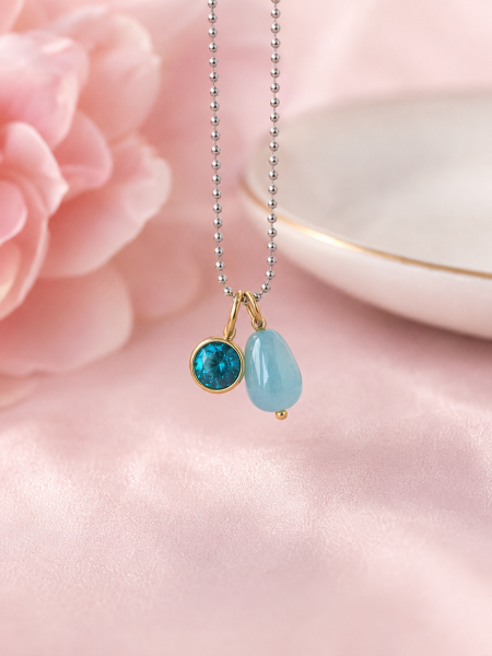 Tropfen-Anhänger – farbenfroher Charm für deine Kette