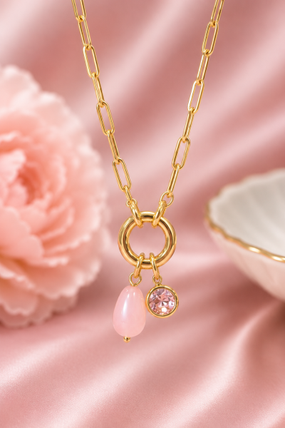 Tropfen-Anhänger – farbenfroher Charm für deine Kette