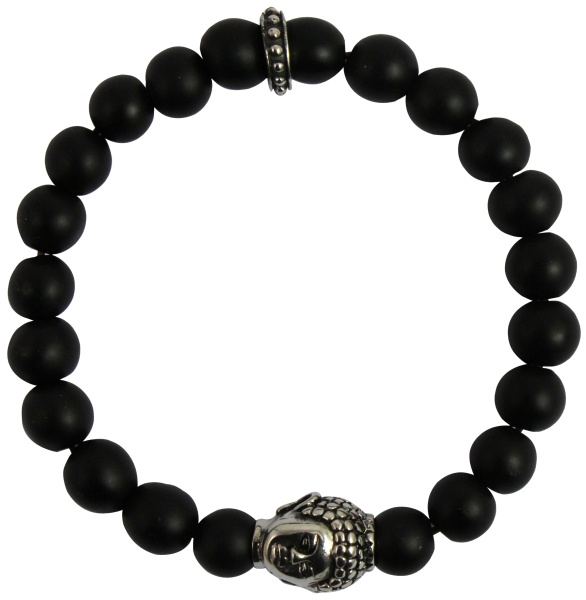 Armband Achat Buddha Herren