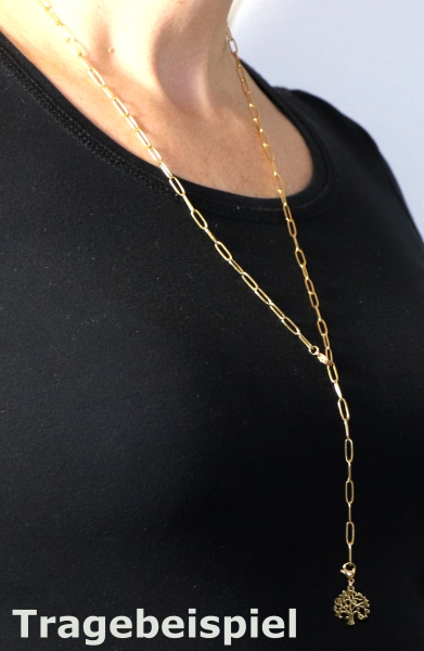 Kette Cosmopolitan 70cm Edelstahl Gold  