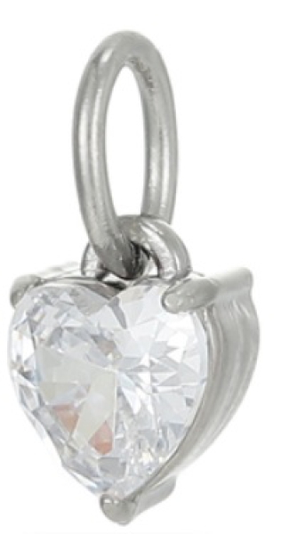 Anhänger Herz Edelstahl