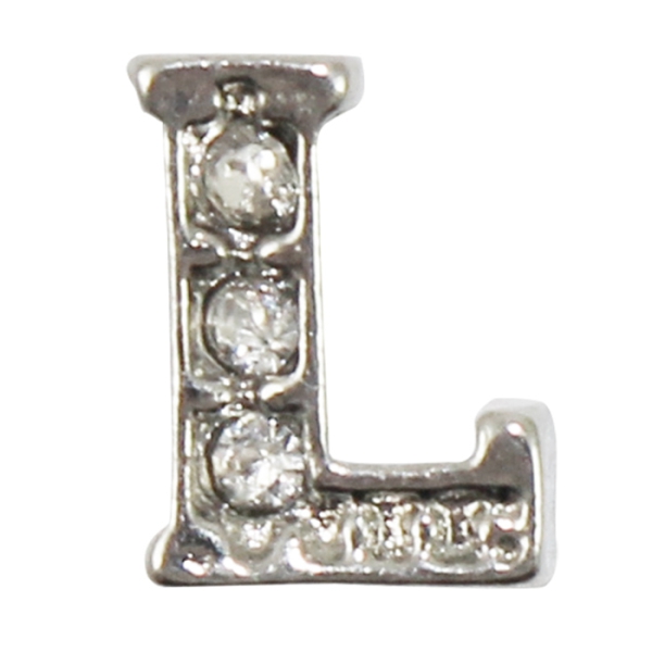 Charm Buchstabe "L" mit Zirkonia