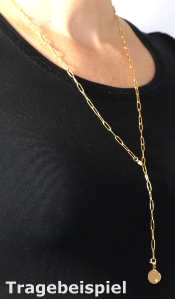 Kette Cosmopolitan 70cm Edelstahl Gold  