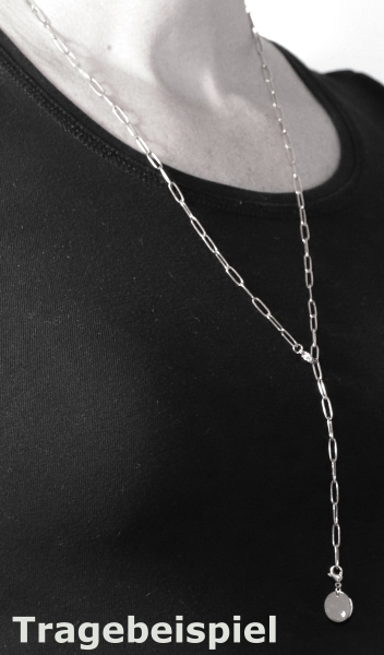 Charm Cosmopolitan mit einem Solitär - Edelstahl gold